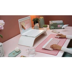 Logitech MK470 Slim Combo, USB Wireless RF 2.40 GHz Keyboard, USB Wireless RF Mouse, Optical, Rose IM5682149