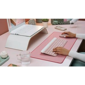 Logitech MK470 Slim Combo, USB Wireless RF 2.40 GHz Keyboard, USB Wireless RF Mouse, Optical, Rose IM5682149