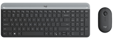 Logitech MK470 Slim Wireless Desktop Kit Keyboard & Mouse Black DVHW5257