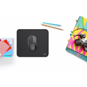Logitech Mouse Pad - Studio Series - 200 mm x 230 mm Dimension - Graphite - Polyester - Spill Proof, Spill Resistant, Anti-slip, Anti-fray IM5328142