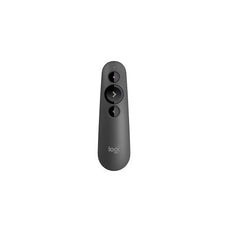 Logitech R500s Laser Presentation Remote - Laser - Wireless - Bluetooth/Radio Frequency - 2.40 GHz - Graphite - USB - 3 Button(s) IM5356768