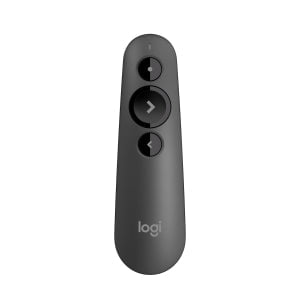 Logitech R500s Laser Presentation Remote - Laser - Wireless - Bluetooth/Radio Frequency - 2.40 GHz - Graphite - USB - 3 Button(s) IM5356768