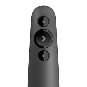 Logitech R500s Laser Presentation Remote - Laser - Wireless - Bluetooth/Radio Frequency - 2.40 GHz - Graphite - USB - 3 Button(s) IM5356768