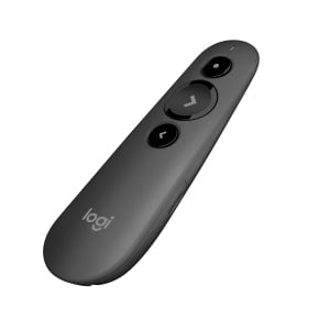 Logitech R500s Laser Presentation Remote - Laser - Wireless - Bluetooth/Radio Frequency - 2.40 GHz - Graphite - USB - 3 Button(s) IM5356768