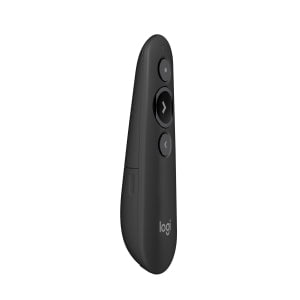 Logitech R500s Laser Presentation Remote - Laser - Wireless - Bluetooth/Radio Frequency - 2.40 GHz - Graphite - USB - 3 Button(s) IM5356768