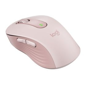 Logitech Signature M650 Mouse - Optical - Wireless - Bluetooth - Rose - USB - 4000 dpi - Scroll Wheel - 5 Button(s) - 5 Programmable Button(s) - Small/Medium Hand/Palm Size - Symmetrical IM5450291