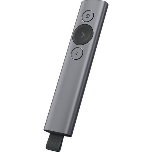 Logitech Spotlight Universal Remote Control - For Notebook, PC - Bluetooth - 30 m Operating DistanceLithium Polymer (Li-Polymer) - Slate IM3585500