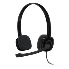 Logitech Stereo Headset H151 - Stereo - Mini-phone (3.5mm) - Wired - 22 Ohm - 20 Hz - 20 kHz - Over-the-head - Binaural - Supra-aural - 180 cm Cable - Noise Canceling - Black IM2888090