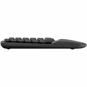 Logitech Wave Keys Keyboard - Wireless Connectivity - Bluetooth - 10 m - USB Interface - ChromeOS, Windows 10, Windows 11, Mac OS X 11.0 Big Sur, Linux, iPadOS 14, Android 9.0, iOS - English - Notebook, Tablet, Smartphone, Chromebook - PC, Mac - AAA Ba... IM5903016
