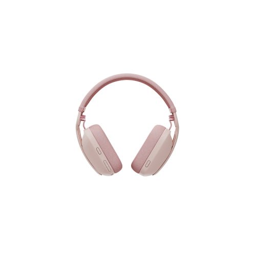 Logitech Zone Vibe 100 Headset - Stereo - Wireless - Bluetooth - 3000 cm - 20 Hz - 20 kHz - Over-the-ear - Binaural - Ear-cup - Directional, MEMS Technology, Omni-directional, Noise Cancelling Microphone - Rose IM5605178