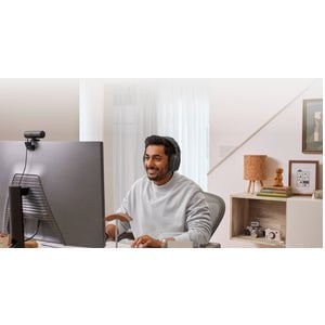 Logitech Zone Vibe Wireless Headset - Stereo - USB Type C - Wireless - Bluetooth - 3000 cm - 20 Hz - 20 kHz - Over-the-ear, Over-the-head - Binaural - Ear-cup - Omni-directional, MEMS Technology, Noise Cancelling Microphone - Graphite IM5646197