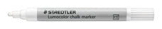 Lumocolor Chalk Markers White x 10's pack ST344-0