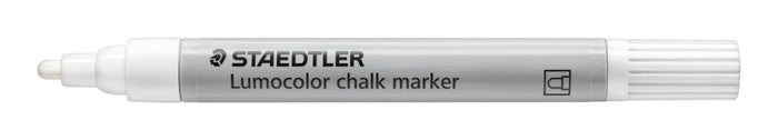 Lumocolor Chalk Markers White x 10's pack ST344-0