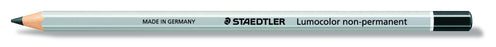Lumocolor Non-permanent Omnichrom Pencil Black x 12's pack ST108-9