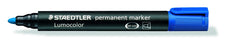 Lumocolor Permanent Marker Bullet Tip Blue x 10's pack ST352-3