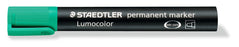 Lumocolor Permanent Marker Bullet Tip Green x 10's pack ST352-5
