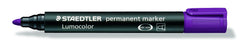 Lumocolor Permanent Marker Bullet Tip Violet x 10's pack ST352-6
