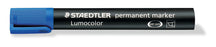 Lumocolor Permanent Marker Chisel Tip Blue x 10's pack ST350-3