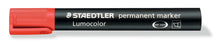 Lumocolor Permanent Marker Chisel Tip Red x 10's pack ST350-2