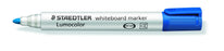 Lumocolor Whiteboard Marker Bullet Tip Blue x 10's pack ST351-3