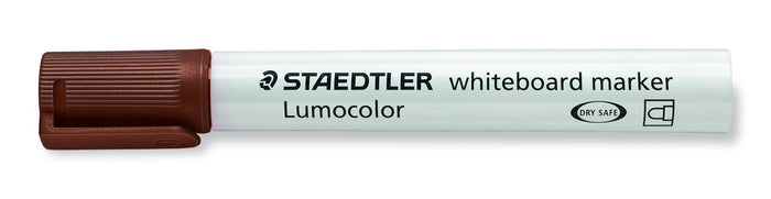 Lumocolor Whiteboard Marker Bullet Tip Brown x 10's pack ST351-7