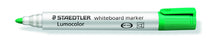 Lumocolor Whiteboard Marker Bullet Tip Green x 10's pack ST351-5