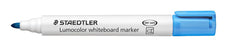 Lumocolor Whiteboard Marker Bullet Tip Light Blue x 10's pack ST351-30