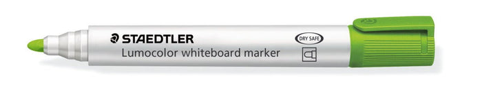 Lumocolor Whiteboard Marker Bullet Tip Light Green x 10's pack ST351-53