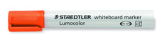 Lumocolor Whiteboard Marker Bullet Tip Orange x 10's pack ST351-4