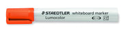 Lumocolor Whiteboard Marker Bullet Tip Orange x 10's pack ST351-4