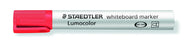 Lumocolor Whiteboard Marker Bullet Tip Red x 10's pack ST351-2