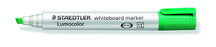 Lumocolor Whiteboard Marker Chisel Tip Green x 10's pack ST351-B-5