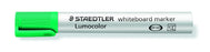 Lumocolor Whiteboard Marker Chisel Tip Green x 10's pack ST351-B-5