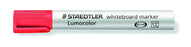 Lumocolor Whiteboard Marker Chisel Tip Red x 10's pack ST351-B-2