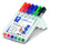 Lumocolor Whiteboard Marker Compact Bullet Tip Assorted Wallet of 6 ST341-WP6