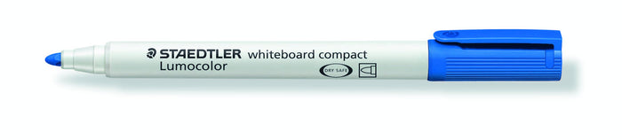 Lumocolor Whiteboard Marker Compact Bullet Tip Blue x 10's pack ST341-3