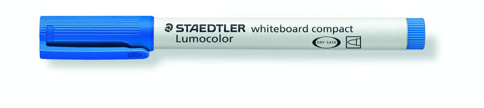 Lumocolor Whiteboard Marker Compact Bullet Tip Blue x 10's pack ST341-3