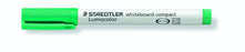 Lumocolor Whiteboard Marker Compact Bullet Tip Green x 10's pack ST341-5