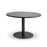 Lunar 1200mm Meeting Table - Black Base / Black Woodgrain Top MG_LUNTBL12_B