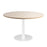 Lunar 1200mm Meeting Table - White Base / Autumn Oak Top MG_LUNTBLW12_AO