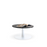 Lunar 600 Coffee Table - White Base / Black Woodgrain Top MG_LUNF600W_BW