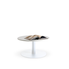 Lunar 600 Coffee Table - White Base / White Top MG_LUNF600W_W