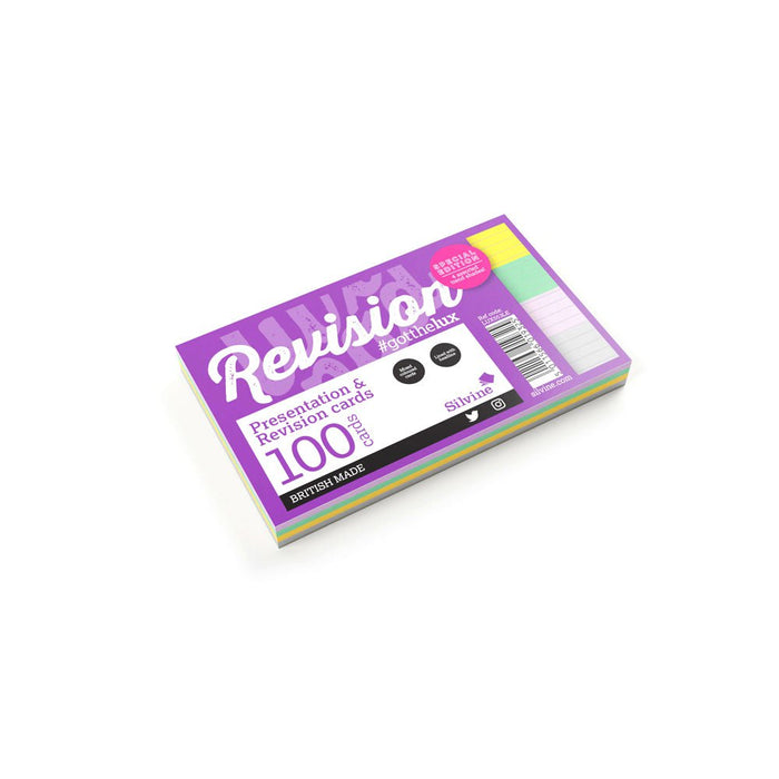 Luxpad 5" x 3" Fashion Colours Revision Presentation and Revision Cards CXLUX553LE