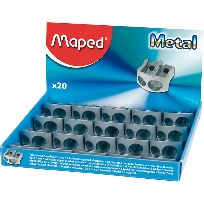 Maped Classic Metal Sharpener 2 Hole (Set of 20) AO8506700