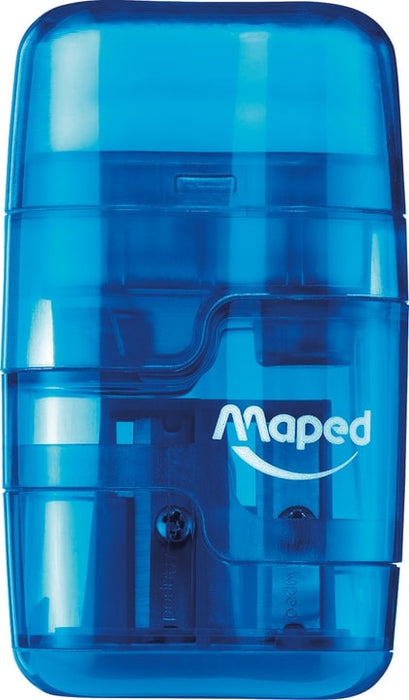 Maped Connect Translucent Sharper & Eraser, Assorted Colours AO8049210