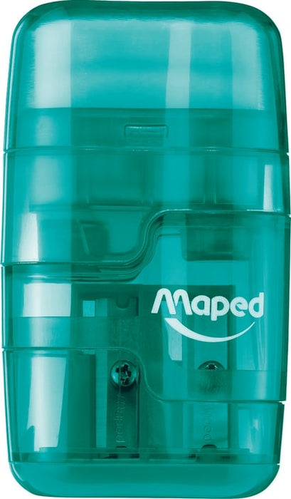 Maped Connect Translucent Sharper & Eraser, Assorted Colours AO8049210