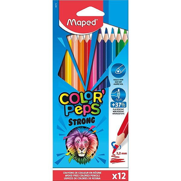 Maped Strong Colour Pencils 12's pack (862712) AO8862712