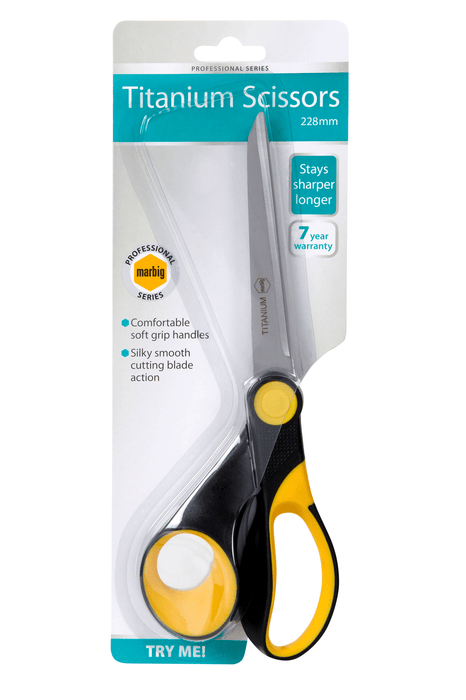 Marbig 227mm Pro Series Titanium Scissors AO975453