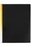 Marbig 50 Pocket A4 Clearview Non-Refillable Display Book, Black AO2057002