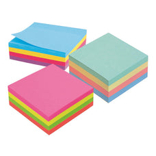 Marbig 75mm x 75mm Rainbow Cube Assorted Colours AO1811099